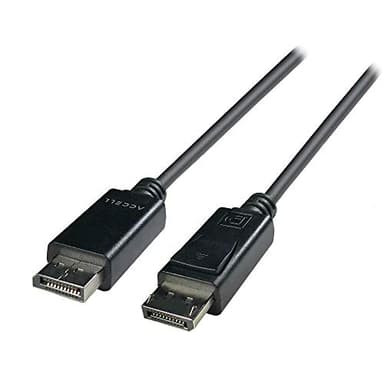 Accell DisplayPort to DisplayPort Version 1.4 Cable, 9.8ft / 3m, Poly Bag (International), Black (B088C-010B-23) - Image 1