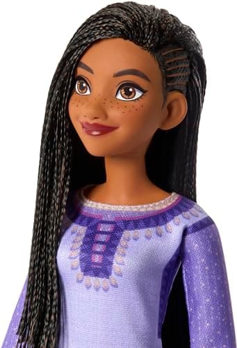 Mattel Disney Wish Toys, Best Friends Tea Time Playset with Asha & Dahlia of Rosas Dolls, 2 Figures, 1 Table & 10 Accessories, Inspired by the Movie - Image 2