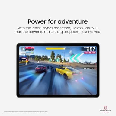 Samsung Galaxy Tab S9 FE 10.9” 256GB WiFi Android Tablet, Large Display, Long Battery Life, Powerful Processor, S Pen, 8MP Camera, Lightweight Durable Design, Expandable Storage, US Version,2023,Mint - Image 3