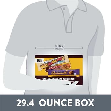 Hershey Assorted Caramel Candy Box, 29.4 oz (18 Pieces) - Image 5