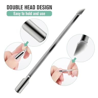 rhinocats Acrylic False Nail Clippers with Magnets Sizer,Nail Tip Cutter with Length Measurement,Stainless Steel Nail Manicure Set for Salon Home Nail,Rainbow Color - Image 7