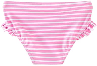UMELOK Baby Swimsuit Girl Infant Rashguard Swimsuit Long Sleeve Pink, Dahlia 3-6 Months - Image 5
