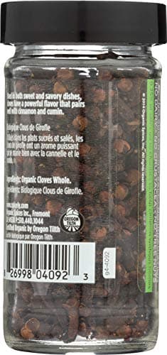 Spicely Organics USDA Certified Organic Cloves Whole, No Artificial Colors or Preservatives, Zero Sugar, Vegan Friendly, Kosher, Gluten Free & Non-GMO, 1.1 Ounce (Pack of 3) - Image 4
