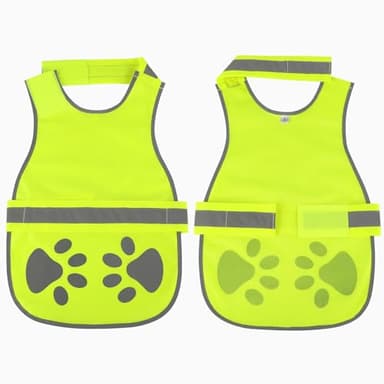 Candofly Reflective Dog Vest, High Visibility Safety Pet Hunting Vest Lightweight Dog Jacket for Night Walking Camping (Neon Green, Small) - Image 7