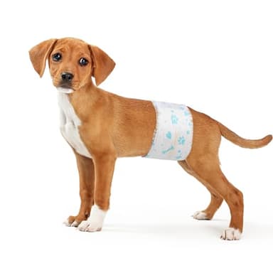 Bestle Male Dog Wrap, Disposable Dog Diapers, 40 Count, M (Waist 19.7”-23.6”), Wetness Indicator, Ultra Protection, Leak Proof, Super Absorbent, Soft - Image 3