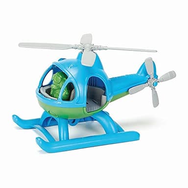 Green Toys Helicopter, Blue/Green - Image 1