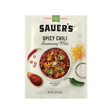 Sauer's Chili Seasoning Hot, 1.25 Ounce (Pack of 1)