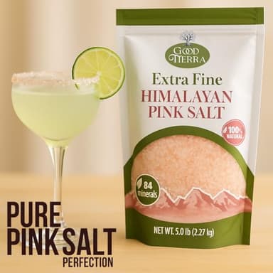 Good Tierra Himalayan Pink Salt in PET Bag - Extra-Fine Grain - 2.5 lb. - Image 7
