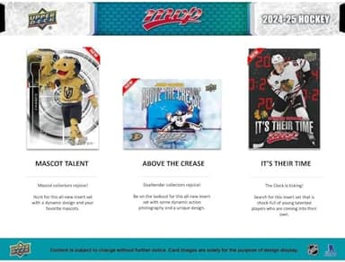 2024 2025 Upper Deck M V P Hockey Series Unopened Blaster Box of 15 Packs with Chance for Rookies Plus #1 Draft Picks Cards and Blaster Exclusive Gold Scripts - Image 5