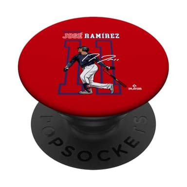 Jose Ramirez | Cleveland Baseball Players | MLBRMR3004 PopSockets Adhesive PopGrip - Image 1