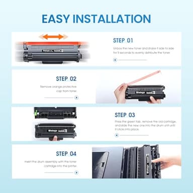 Brother TN830XL Toner Cartridge - 3,000 Page Yield, Black Toner Replacement for Brother HL-L2460DW, DCP-L2640DW, HL-L2405W, L2400D, L2480DW, MFC-L2820DW (1 Black) - Image 5