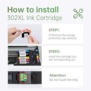 LEMERO Remanufactured Ink Cartridge Replacement for Epson 302 XL 302XL T302XL for XP-6100 XP6100 XP6000 XP-6000 Printer (Black, Photo Black, Cyan, Magenta, Yellow, 5 Pack) - Image 4