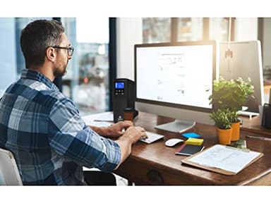 Vertiv Liebert PSA5 UPS - 700VA 420W 120V Line Interactive AVR Tower UPS, 10 outlets, 2 USB Charging Ports, Battery Backup with Surge Protection, 3 year warranty, Energy Star Certified (PSA5-700MT120) - Image 5