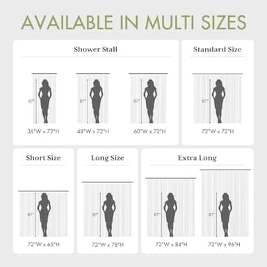 AmazerBath Shower Curtain Liner, 72x72 Clear Shower Curtain Liner, Waterproof Plastic Shower Liner, Cute Lightweight PEVA Shower Curtain for Bathroom with 3 Magnets and 12 Rustproof Metal Grommets - Image 6