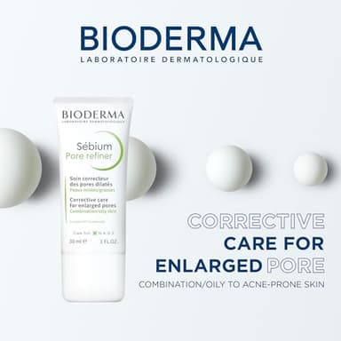 Bioderma Sébium Pore Refiner Cream, Pore Minimizer for Face, Makeup Primer For Combination to Oily Skin - Image 2