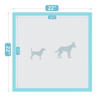 BESTLE Pet Training and Puppy Pads Pee Pads for Dogs 22"x22" Super Absorbent & Leak-Proof - Image 7