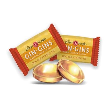 GIN GINS Double Strength Ginger Hard Candy – Natural Ginger Candy by The Ginger People – Individually Wrapped Healthy Candy – Double Strength Flavor – Large 1 lb Bag (16oz) – Pack of 2 - Image 4