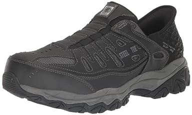 Skechers Men's Hands Free Slip-ins Cankton-Faison St Industrial Shoe, BLK, 10.5 Wide - Image 1