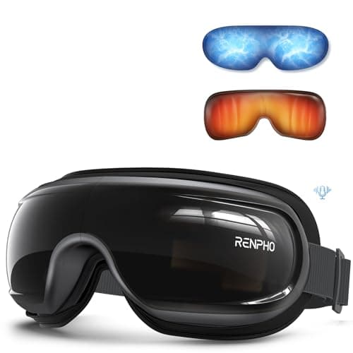 RENPHO Eyeris 3 Eye Massager with Heat and Cooling for Migraines, Voice Control Eye Mask, Eye Care Device with DIY Massage Setting, Birthday Gifts for Women/Men, Reduce Dry Eyes - Image 1