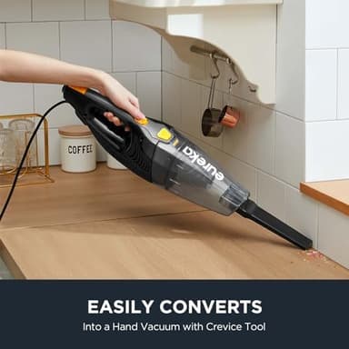 Eureka Blaze Stick Vacuum Cleaner, Powerful Suction 3-in-1 Small Handheld Vac with Filter for Hard Floor Lightweight Upright Home Pet Hair, Dark Black - Image 5