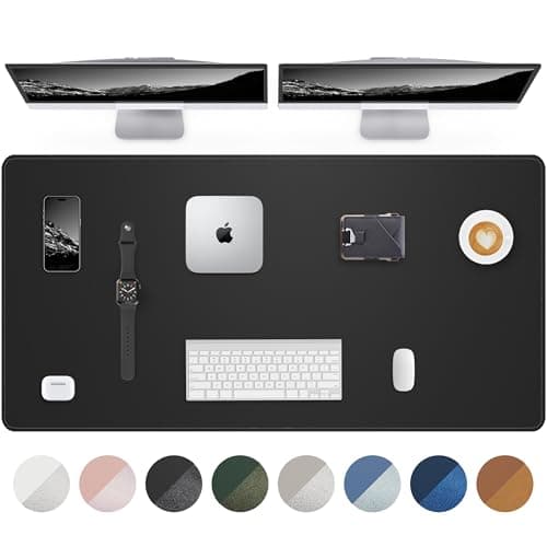 Large Desk Mat 55"x24" - Premium Non-Slip Desk Pad, Waterproof and Scratch-Resistant Office Desk Protector, Large Desk pad Workspace Mat for Home and Office(Black) - Image 1