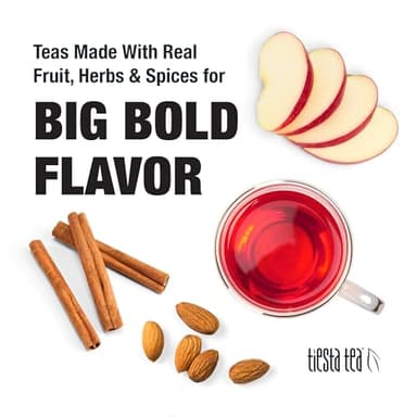 Tiesta Tea - Nutty Almond Cream, Premium Loose Leaf, Cinnamon Almond Herbal Tea Blend, Non-Caffeinated, Make Hot or Iced & Brews Up to 25 Cups, 2.1 Ounce Resealable Pouch - Image 5