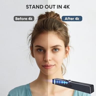 Enther & MAXHUB Video Conference Camera,4K Smart All-in-One Webcam, Microphone and Speaker,120°Wide-Angle,Automatic Speaker Focus,Smart Video&Audio Conferencing System for Small&Huddle Meeting Rooms - Image 3