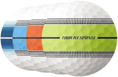 TaylorMade Tour Response Golf Balls, Enhanced 360° ClearPath Alignment, Speed Wrapped Core for Distance and Feel, Pack of 12 - Image 3