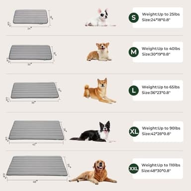 BALANCE Dog Crate Pad, Dog Foam Crate Mat Kennel Pad, Washable Water-Resistant Pet Bed Flat Dogs Cage Mat for X-Large Dogs - Image 9