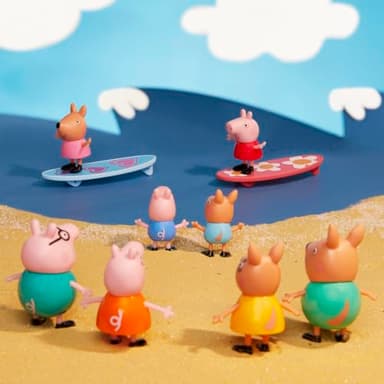 Peppa Pig Peppa Visits Australia Campervan Vehicle Preschool Toy with Rolling Wheels; Includes 8 Figures, 4 Accessories, for Ages 3 and Up (Amazon Exclusive) - Image 3