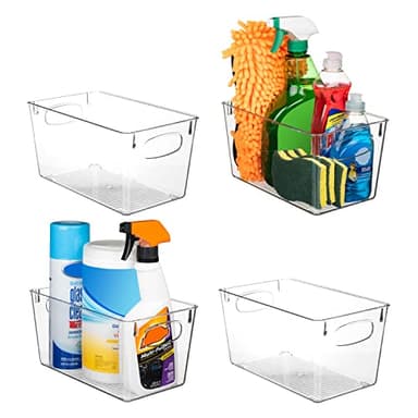 ClearSpace Clear Plastic Storage Bins – Perfect Kitchen Organization and Storage or Pantry Storage – Fridge Organizer, Pantry Organization and Clear Storage Bins, Cabinet Organizers - Image 1