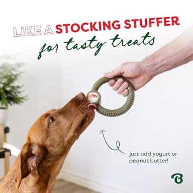 Benebone Peppermint Ring – Limited Edition Holiday Flavor, Durable Chew Toy for Aggressive Chewers, Made in USA, Medium - Image 3