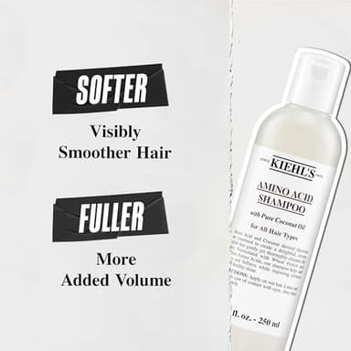 Kiehl's Amino Acid Shampoo, with Coconut Oil to Clarify and Cleanse, Helps Strengthen, Prevent Breakage, Suitable for All Hair Types, Paraben-Free - 33.8 fl oz /1 Liter Refill - Image 4