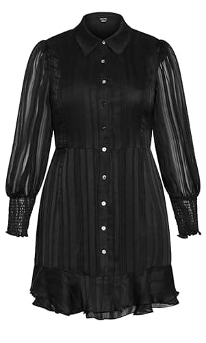 City Chic Women's Plus Size Stripe Lover Dress, 18 - Image 5