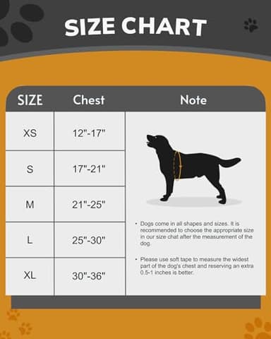 MIDOG No-Pull Dog Harness | Adjustable & Reflective Pet Harness Leash Set for Small Medium Large Dogs Walking, Training| No Choke, Front Clip, Soft Padded Vest with Easy Control Handle - Black, XS - Image 2
