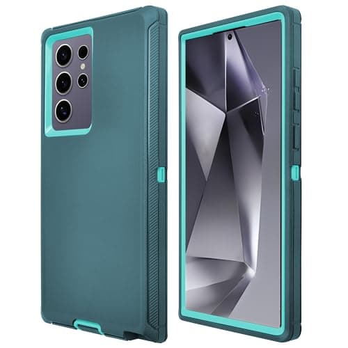 Cljlixcy Galaxy S24 Ultra Case (6.8"), Heavy Duty Military Grade Full Body Protective Case Shockproof/Drop/Dust Proof 3-Layer Protective Durable Cover for Samsung Galaxy S24 Ultra 2024 Release Blue - Image 1