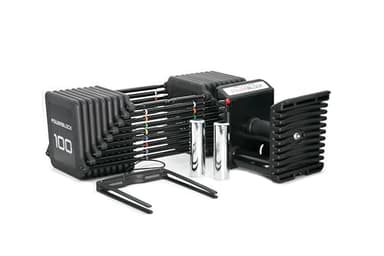 PowerBlock Pro 100 Adjustable Dumbbell, Sold As A Single Unit 5-100 lb Dumbbell – Durable Steel Build, Innovative Workout Equipment, Strength Training - Image 2