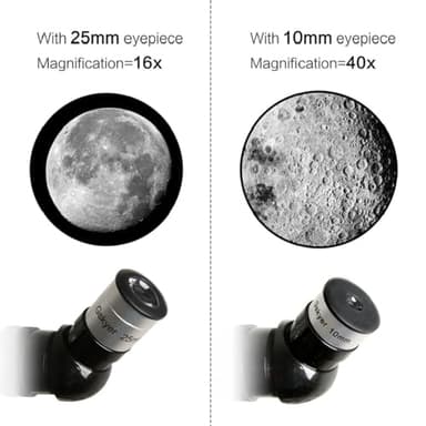 Gskyer Telescope, 70mm Aperture 400mm AZ Mount Astronomical Refracting Telescope for Kids Beginners - Travel Telescope with Carry Bag, Phone Adapter and Wireless Remote. - Image 3