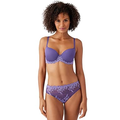Wacoal Women's Embrace Lace Contour Bra, Mystical/Purple Rose, 36C - Image 4