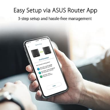 ASUS ZenWiFi AX6600 Tri-Band Mesh WiFi 6 System (XT8 1PK) - Whole Home Coverage up to 2750 sq.ft & 4+ rooms, AiMesh, Included Lifetime Internet Security, Easy Setup, 3 SSID, Parental Control, Charcoal - Image 7