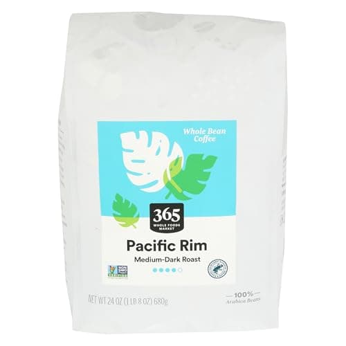 365 by Whole Foods Market, Pacific Rim Whole Bean Coffee, Medium-Dark Roast, 24 Ounce - Image 1