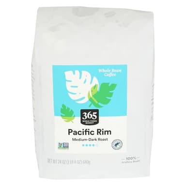 365 by Whole Foods Market, Pacific Rim Whole Bean Coffee, Medium-Dark Roast, 24 Ounce - Image 1