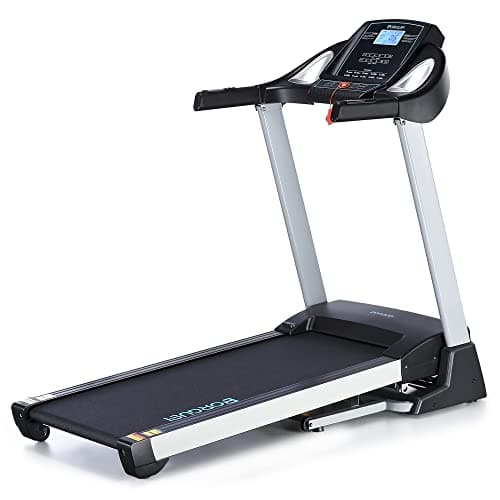 BORGUSI 15% Auto Incline Treadmill with Bluetooth Speaker, 20" Wide 3.5HP Folding Electric Treadmill with LCD Display Easy Assembly Running Walking Exercise Machine for Home Use, 350 LBS Capacity - Image 1