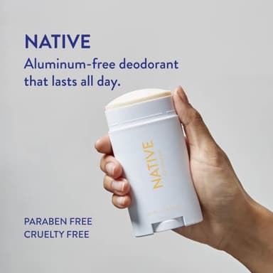 Native Aluminum-Free Clean Deodorant with Natural Derived Ingredients, 72HR odor control | Deodorant for Women and Men | Baking Soda, Coconut Oil, Shea Butter | Buttercream & Vanilla - Image 2