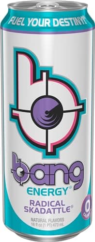 Bang Energy Radical Skadattle, Sugar-Free Energy Drink, 16-Ounce (Pack of 12) - Image 5