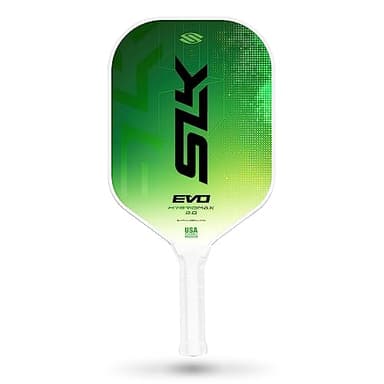 Selkirk Sport SLK Evo Hybrid XL Pickleball Paddle by Selkirk Sport | C7-Flex Hybrid Fiberglass Pickleball Paddle Face with Spinflex Surface and Rev-Hybrid Polymer Core | Hybrid Green XL - Image 1