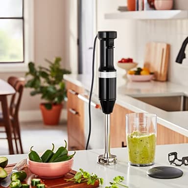 KitchenAid Variable Speed Corded Hand Blender KHBV53, Onyx Black - Image 4