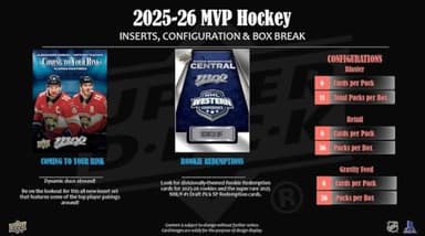 2025 2026 Upper Deck M V P Hockey Series Unopened Blaster Box of 11 Packs with Chance for Rookies Plus #1 Draft Picks Cards and Blaster Exclusive Gold Scripts - Image 7