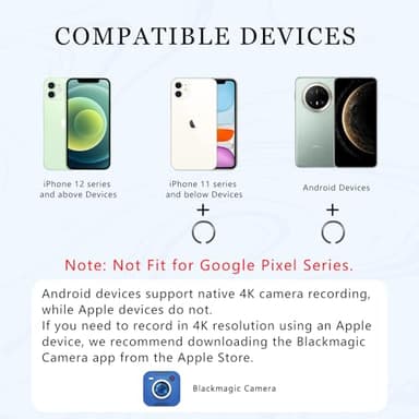 Wireless Selfie Monitor Screen for iPhone & Android, 1800mAh Magnetic Phone Vlog Selfie Screen with Bluetooth Remote, 3-Level Brightness, Wireless Mirroring for Back Camera TikTok Live No Delay Grey - Image 2