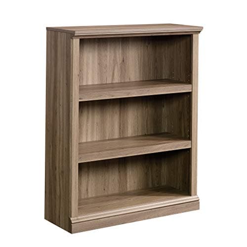 Sauder Miscellaneous Storage 3-Shelf Bookcase/ Book shelf, Salt Oak finish - Image 1